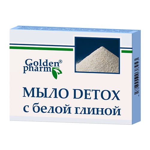 Mydło DETOX Biała Glinka w kostce Piękna Cera 70g