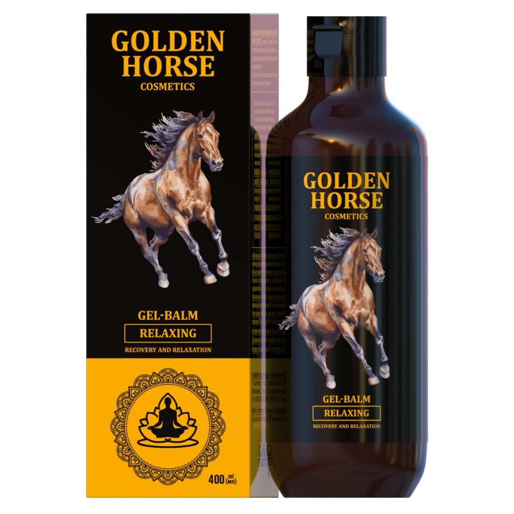 Balsam-żel Chłodzący do ciała Golden Horse Końska Maść Stawy Mięśnie 400ml