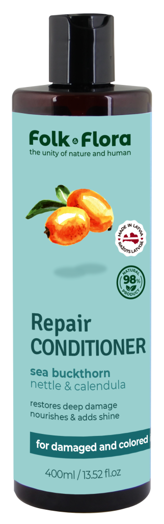 Odżywka Rokitnikowa Regenerująca Włosy FolkFlora 400 ml