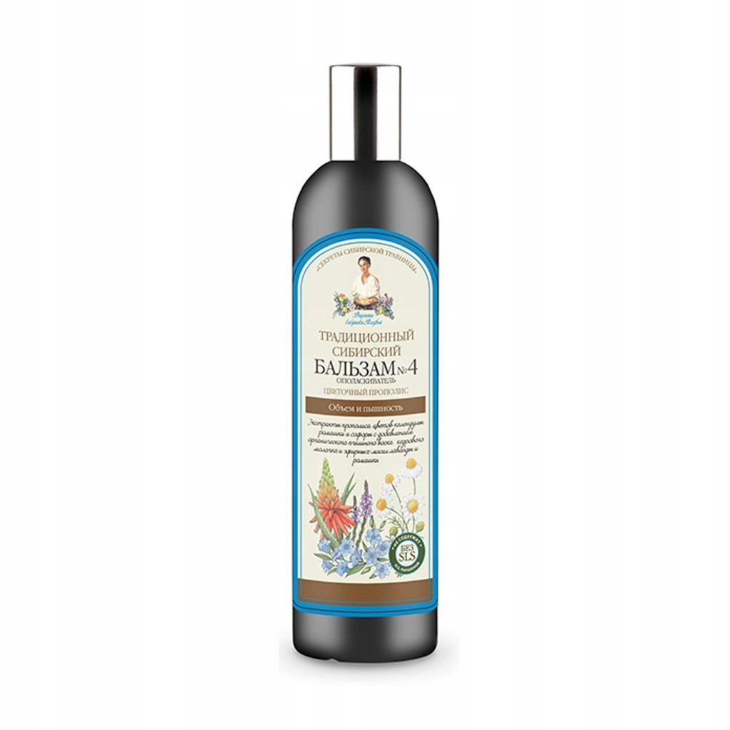 Babuszka Agafia Balsam do Włosów Nr 4 Kwiatowy Propolis 550ml