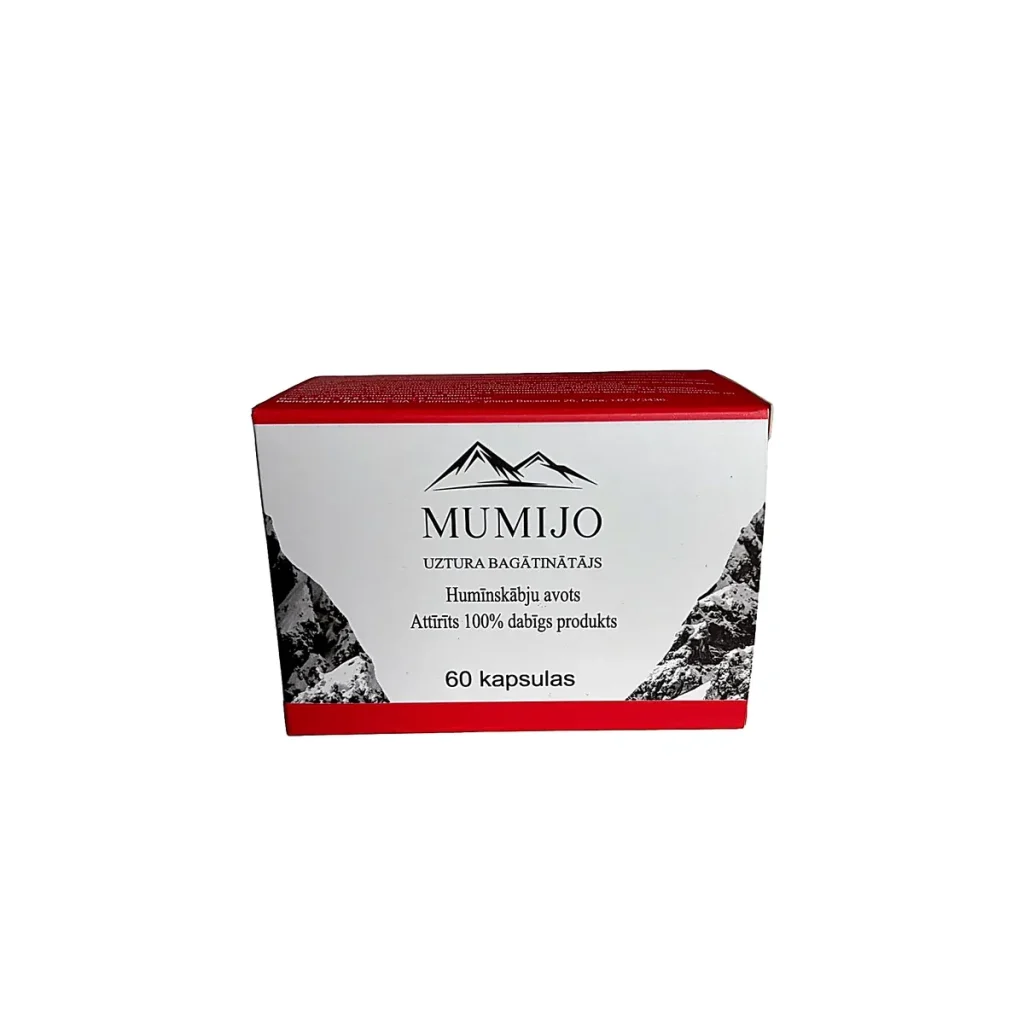 Mumio (Shilajit) Oczyszczone - 60 kapsułek