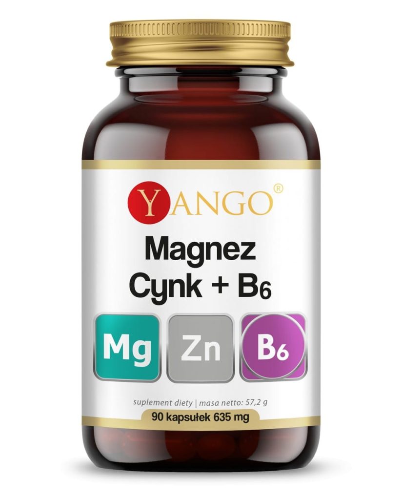 Magnez + Cynk + B6 - 90 kaps. - Yango