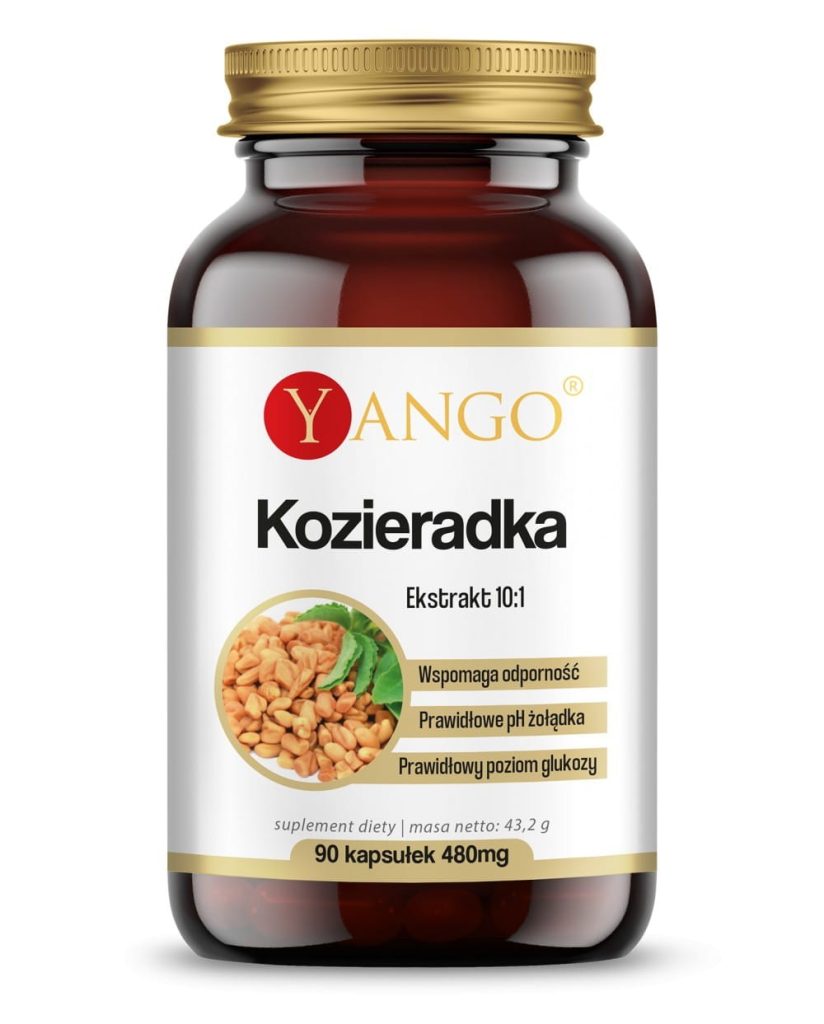 Kozieradka Poziom glukozy, metabolizm lipidy- 90 kaps. - Yango