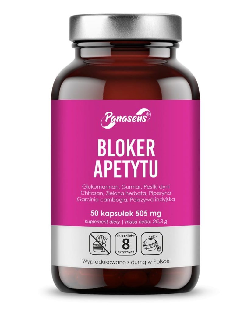 Bloker Apetytu - naturalne wsparcie kontroli apetytu | 50 kapsułek - Panaseus