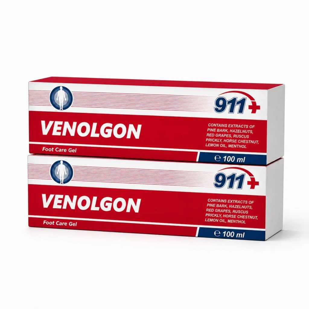 911 Venolgon - Żel na Pajączki i Zmęczone Nogi 100 ml, Farmakom, zdjęcie 5