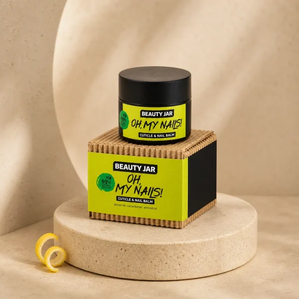 Balsam do skórek i paznokci OH MY NAILS! Beauty Jar 15ml, opakowanie
