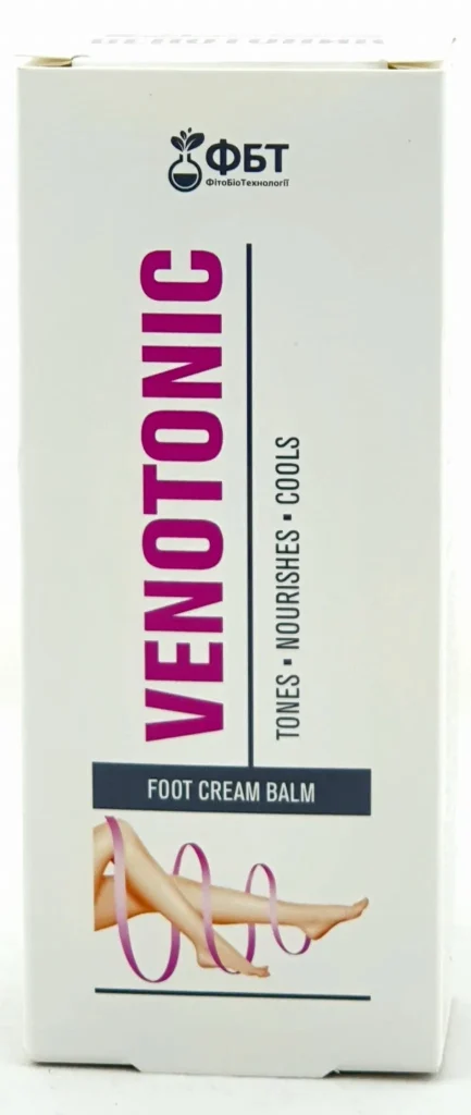 FBT VENOTONIC Krem-Balsam do Nóg 75 ml | Pielęgnacja Zmęczonych, Ciężkich i Opuchniętych Nóg., Golden Pharm, opakowanie