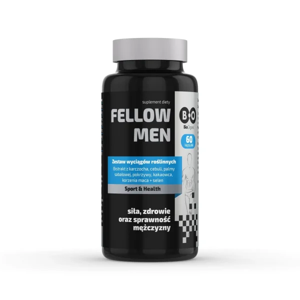 Fellow Men Bioorganic Zdrowy Mężczyzna Prostata Libido 60 kaps., opakowanie