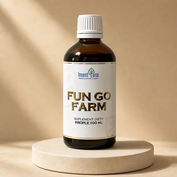 Fun Go Farm Układ Pokarmowy Krople 100ml, Invent Farm, opakowanie