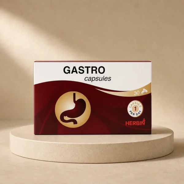 Gastro Karczoch Ostropest Mięta Pieprzowa Rzodkiewka Trawienie Wątroba 30k., Herbin, opakowanie