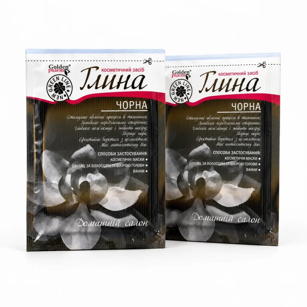 Glinka Czarna Rozstępy Spowolnienie Starzenia 60g, Golden Pharm, zdjęcie 5