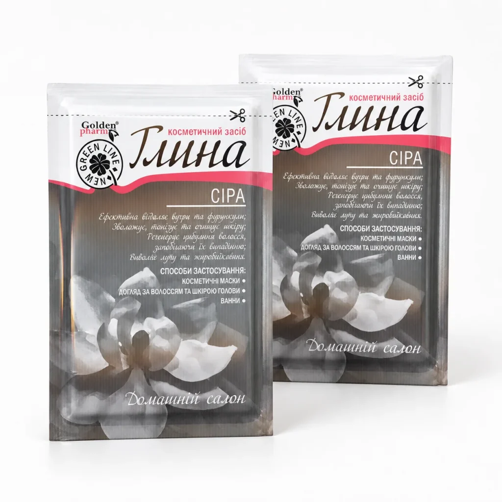 Glinka Szara Łupież Łuszczyca Czyraki 60g, Golden Pharm, zdjęcie 5
