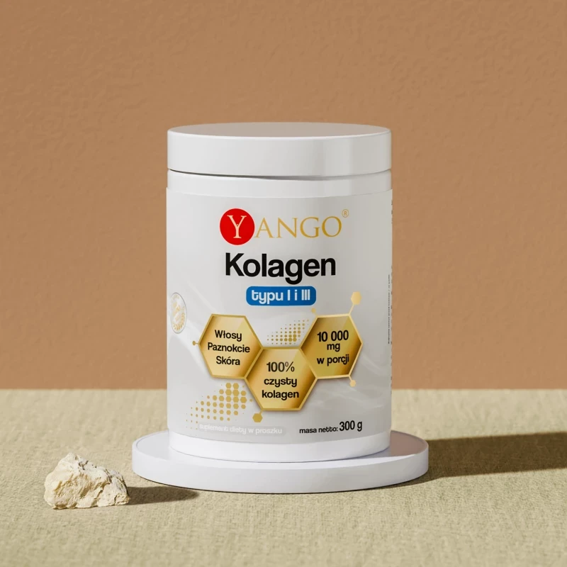 Kolagen Rybi Typu I i III - czysty hydrolizowany kolagen - 300 g - Yango, zdjęcie 2