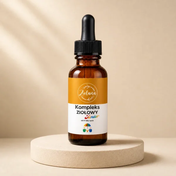 Kompleks ziołowy JUNIOR ZIELANA 50ml, opakowanie