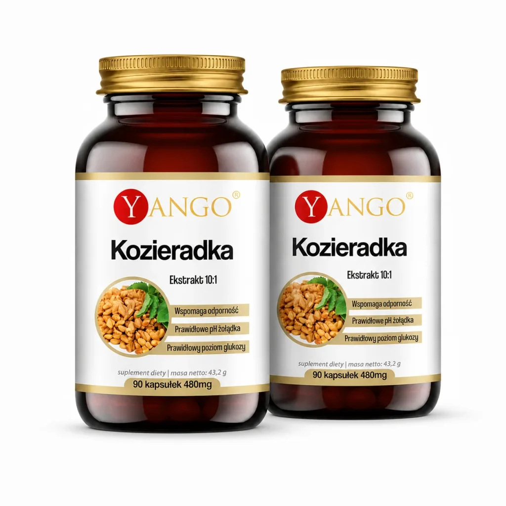 Kozieradka Poziom glukozy, metabolizm lipidy- 90 kaps. - Yango, zdjęcie 5