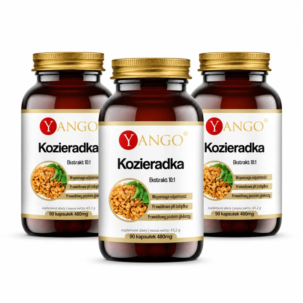 Kozieradka Poziom glukozy, metabolizm lipidy- 90 kaps. - Yango, zdjęcie 6