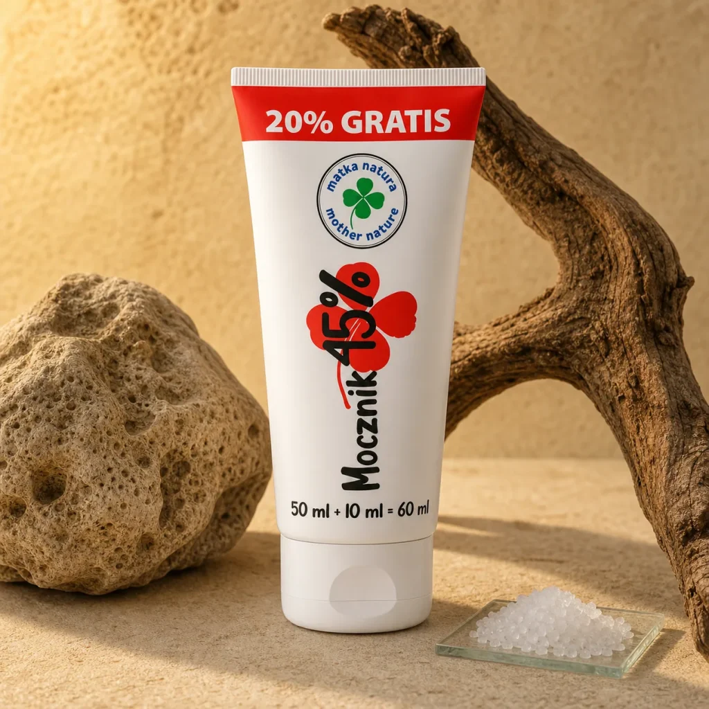 Krem do stóp i dłoni z mocznikiem 45% 50ml + 10ml GRATIS, Blue Pharma, zdjęcie 2