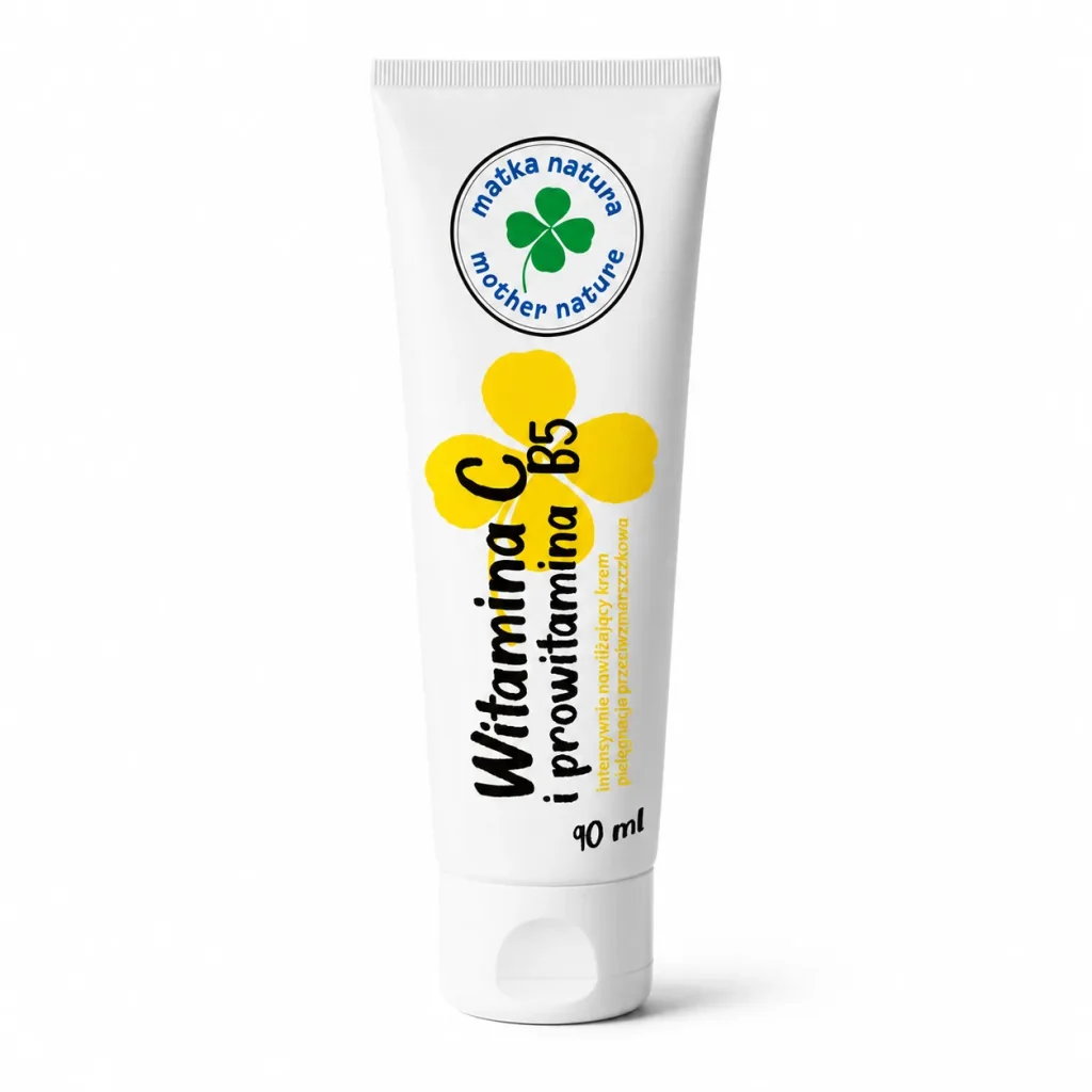 Krem do twarzy Przeciwzmarszczkowy Wit. C B5 90ml, Blue Pharma, zdjęcie 4
