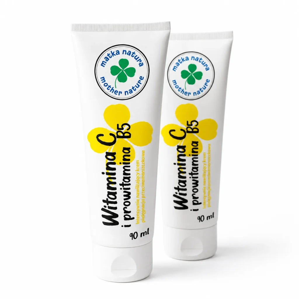 Krem do twarzy Przeciwzmarszczkowy Wit. C B5 90ml, Blue Pharma, zdjęcie 5
