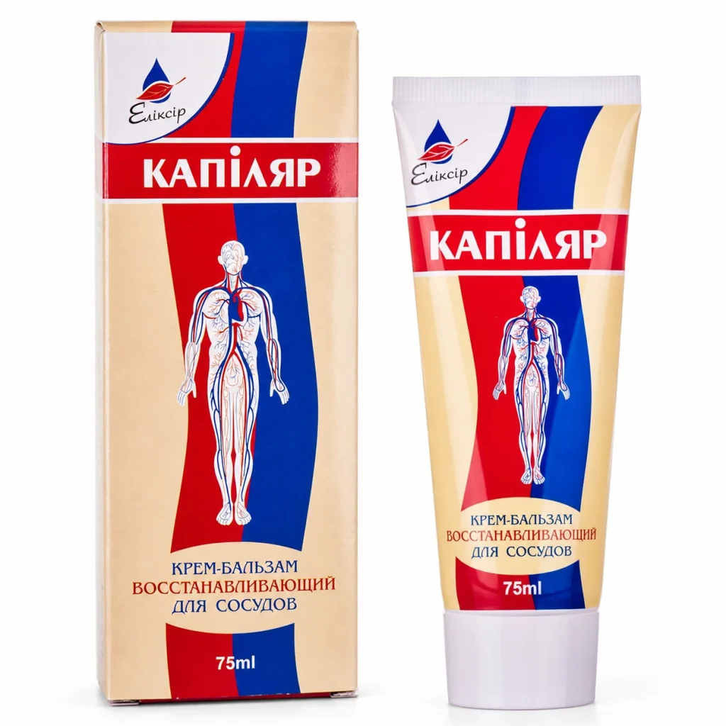 Krem Kapilar - Modrzew Syberyjski na Naczynka i Zmęczone Nogi 75 ml, Elixir, zdjęcie 4