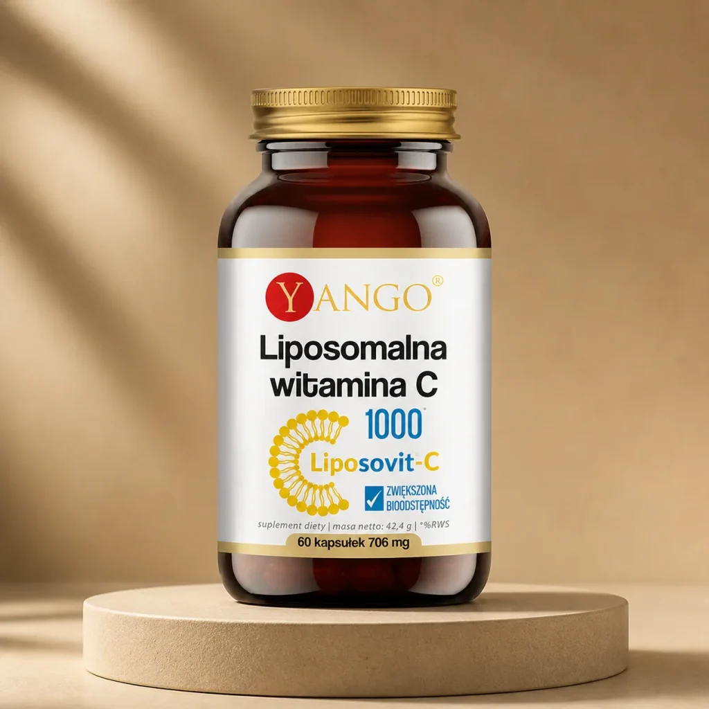 Liposomalna witamina C - 60 kapsułek - Yango, opakowanie