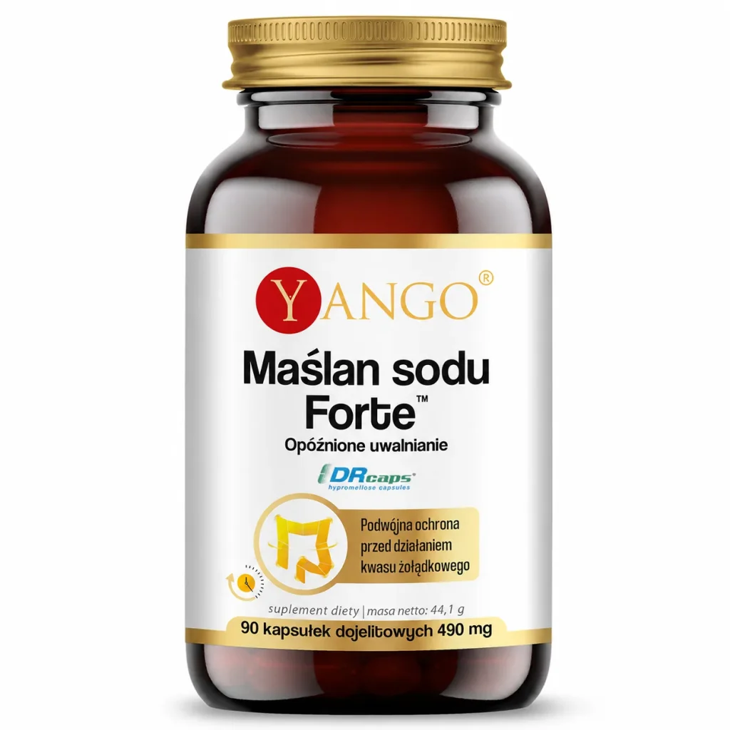 Maślan Sodu Forte - wsparcie zdrowia jelit i mikroflory | 90 kapsułek - Yango, zdjęcie 4