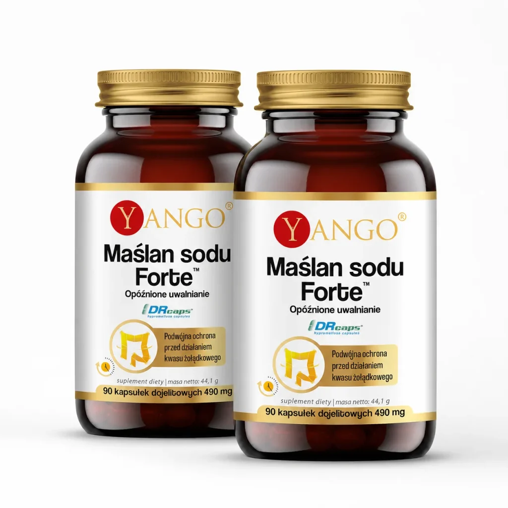 Maślan Sodu Forte - wsparcie zdrowia jelit i mikroflory | 90 kapsułek - Yango, zdjęcie 5