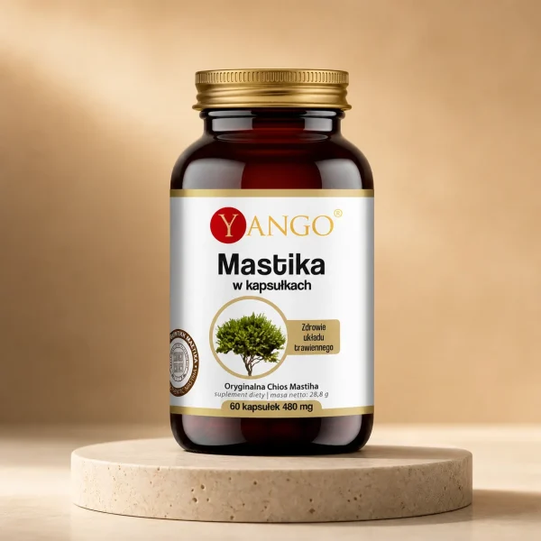 Mastika Zgaga Refluks - 60 kaps. - Yango, opakowanie