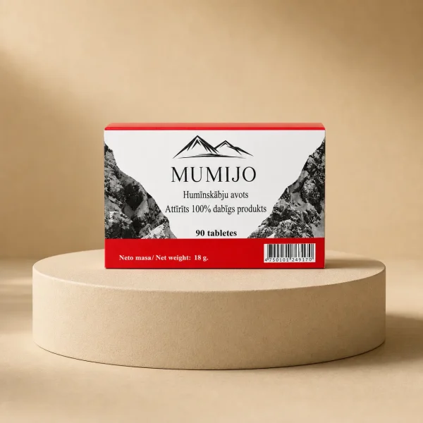Mumio (Shilajit) Oczyszczone - 90 tabletek, Limited Liabllity Company «Biovit», opakowanie