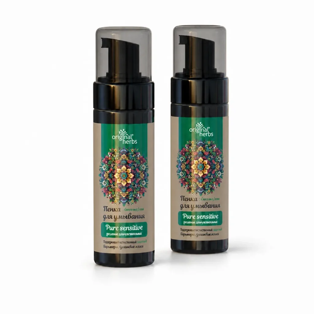 Pianka oczyszczająca do twarzy Pure Sensitive 170ml, Golden Pharm, zdjęcie 5