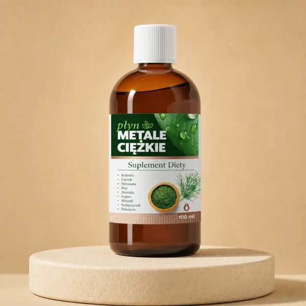 Płyn METALE CIĘŻKIE 9 Naturalnych ziół 100 ML, Ekototu, opakowanie