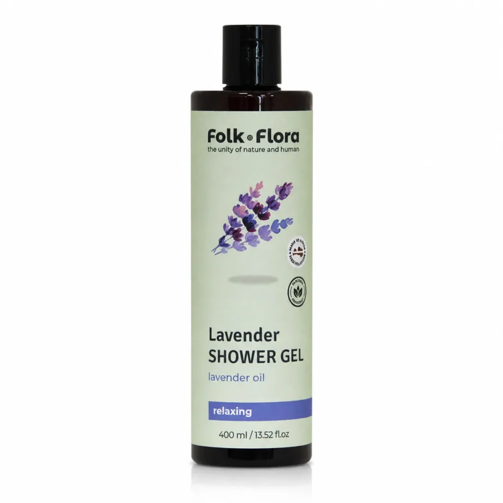 Relaksujący żel pod prysznic Lawenda Folk&Flora 400ml, Folk Flora, zdjęcie 4