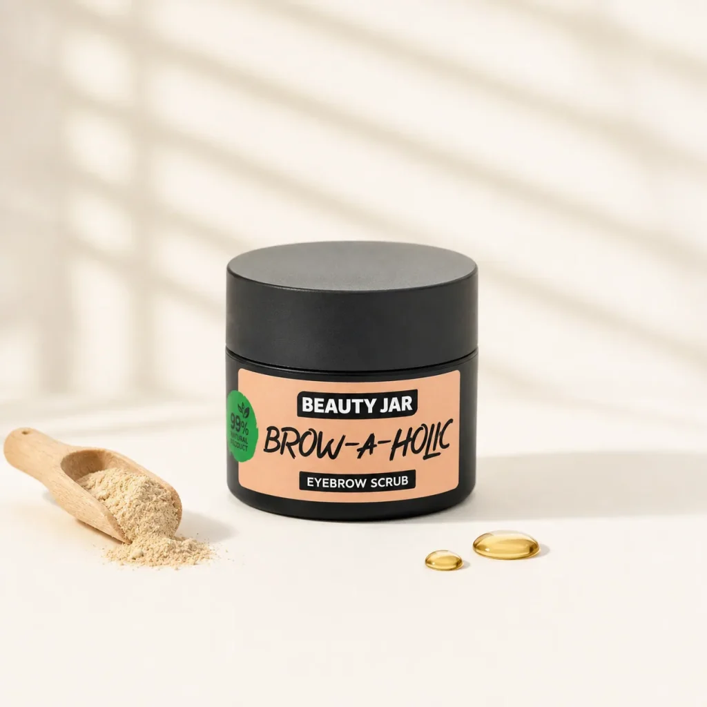 Scrub peeling do pielęgnacji brwi Brow-A-Holic Eyebrown Beauty Jar 15ml, zdjęcie 3