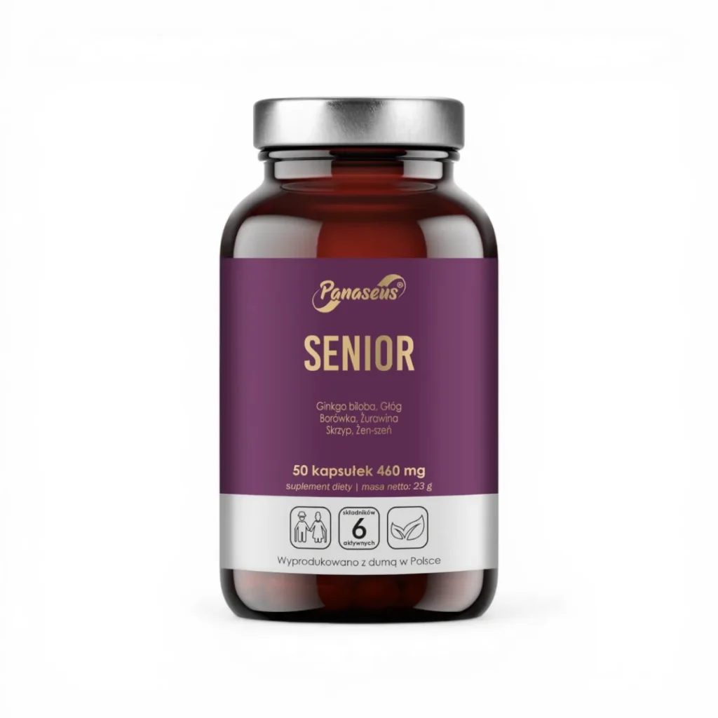 Senior 50+ - kompleks roślinny dla osób starszych | 50 kapsułek - Panaseus, Yango, zdjęcie 2