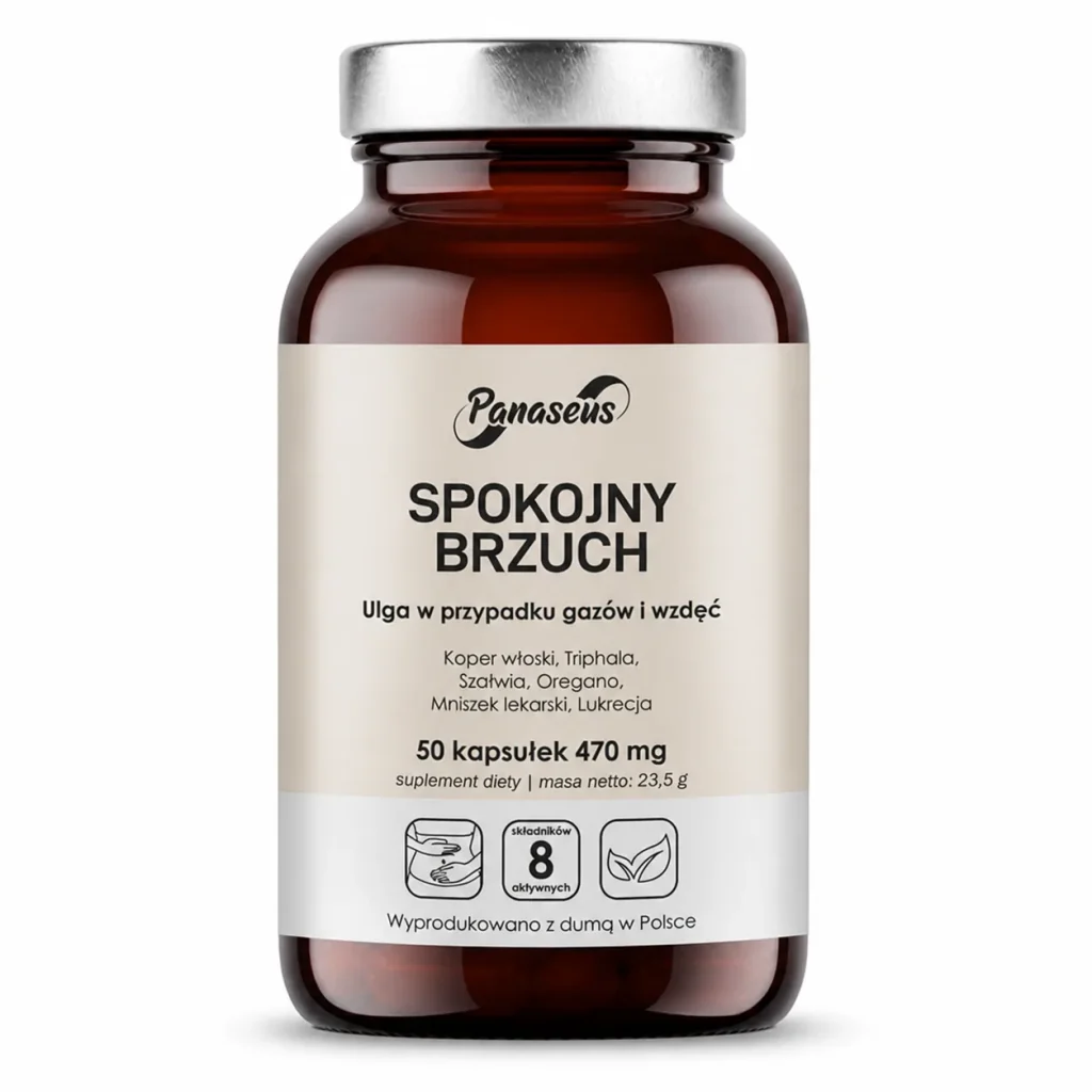 Spokojny Brzuch - wsparcie trawienia, gazy i wzdęcia | 50 kapsułek - Panaseus, Yango, zdjęcie 4