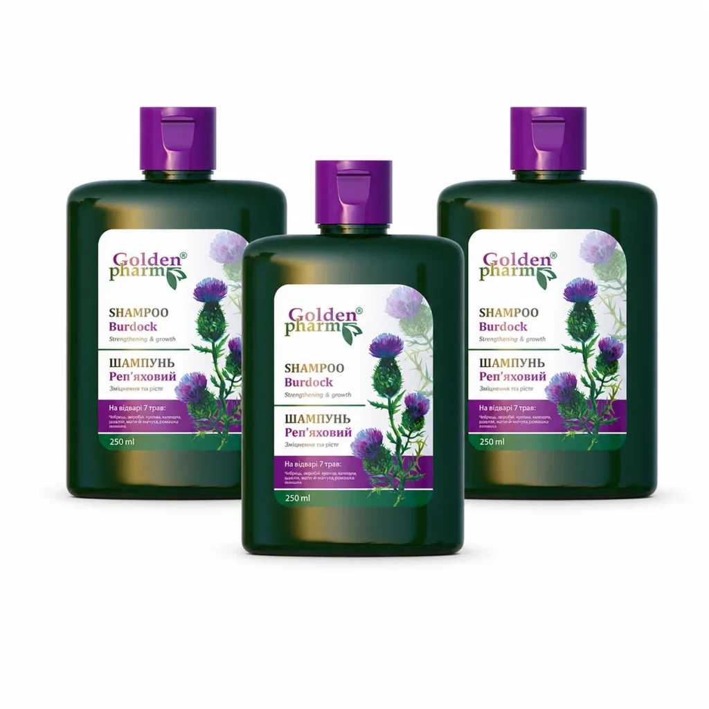 Szampon Łopianowy Na Łamliwość i Wypadanie Włosów 250 ml, Golden Pharm, zdjęcie 6