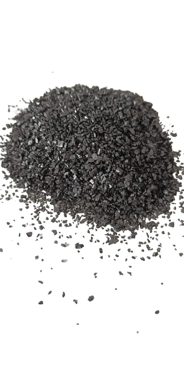 Szungit szlachetny (Edel shungit) drobny 1-2mm - 100g, Aram Natura, opakowanie