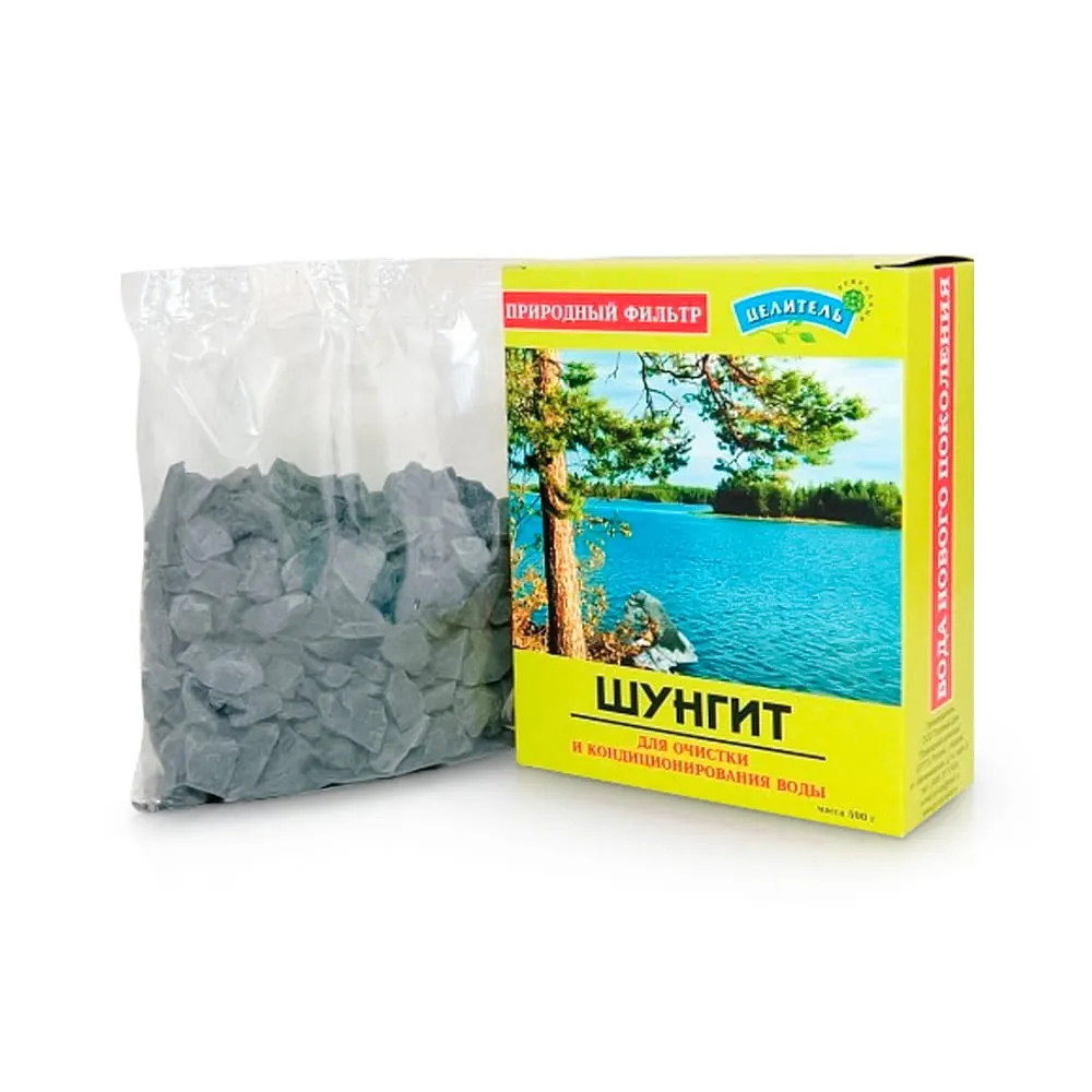 Szungit z Karelii oryginalny filtr - aktywator wody 500g, Prirodniy Celitel, opakowanie