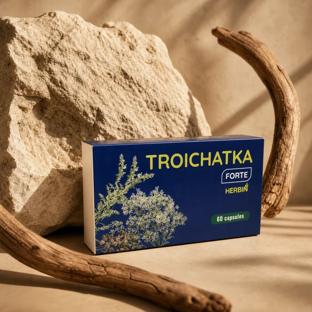 Troichatka Forte Piołun Goździki Kminek Len 60 kaps., Herbin, zdjęcie 2