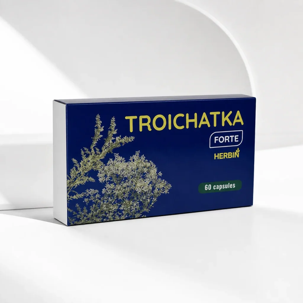 Troichatka Forte Piołun Goździki Kminek Len 60 kaps., Herbin, zdjęcie 3