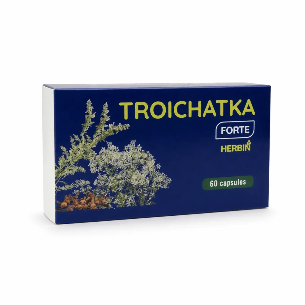 Troichatka Forte Piołun Goździki Kminek Len 60 kaps., Herbin, zdjęcie 4