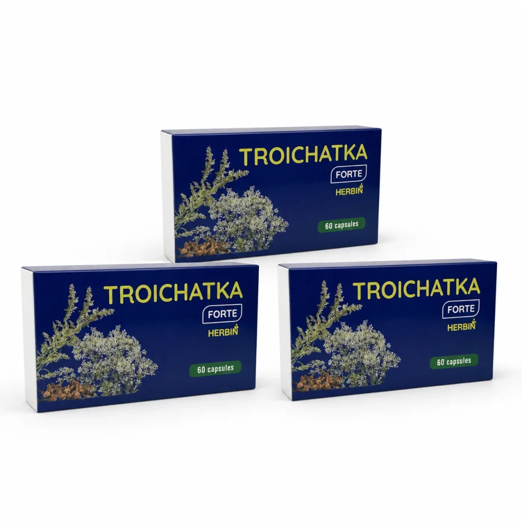 Troichatka Forte Piołun Goździki Kminek Len 60 kaps., Herbin, zdjęcie 6