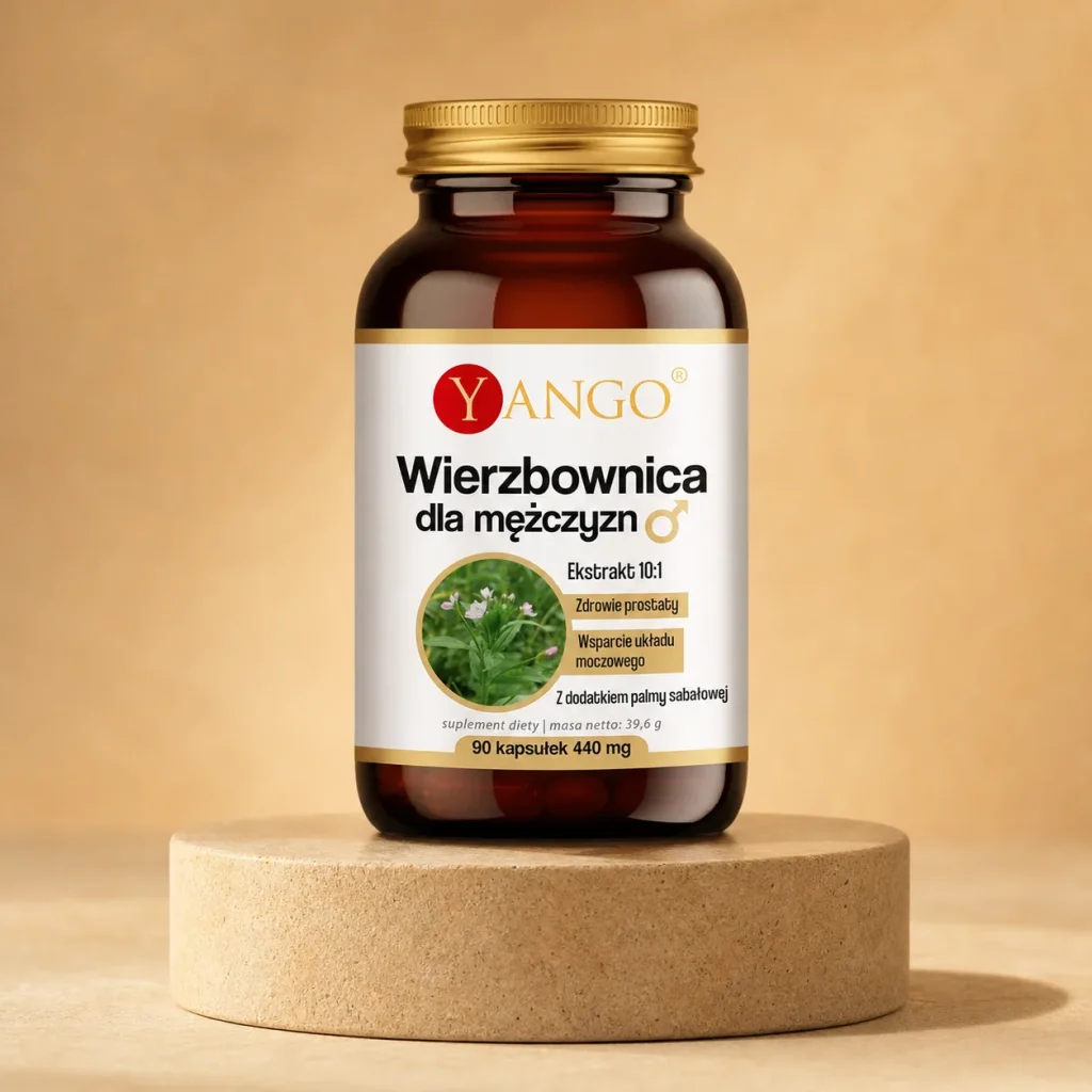 Wierzbownica dla mężczyzn - wsparcie prostaty | 90 kapsułek - Yango, opakowanie