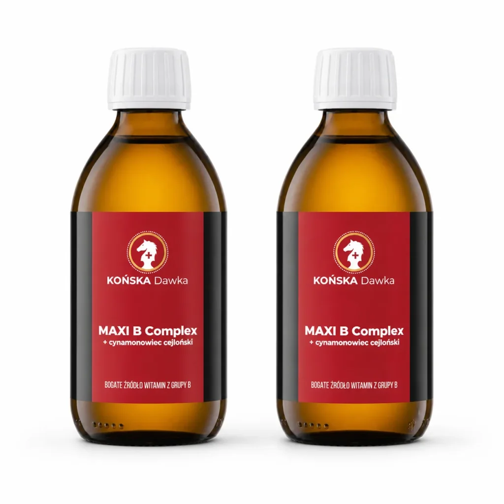 Witamina B B1B2 B3 KOŃSKA DAWKA Cynamonowiec cejloński MAXI B Complex 125ml, Zielana, zdjęcie 5