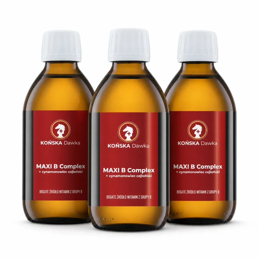 Witamina B B1B2 B3 KOŃSKA DAWKA Cynamonowiec cejloński MAXI B Complex 125ml, Zielana, zdjęcie 6