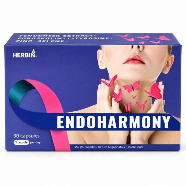 Endoharmony Herbin - wsparcie tarczycy, płodności i równowagi hormonalnej | 30 kapsułek